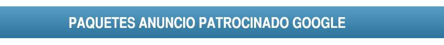 Inversión en publicidad Paquetes de anuncios patrocinados Google
