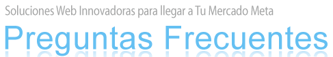 Soluciones Web Innovadoras Preguntas frecuentes